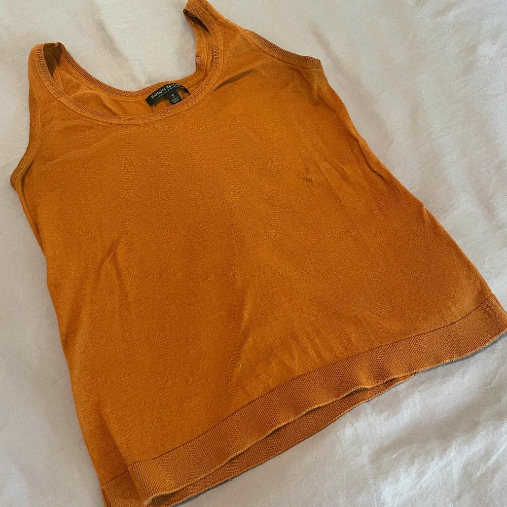 Banana Republic Sweater Tank (S), Rust